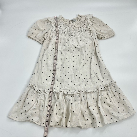 SAYLOR Women's Zella Smocked front Cotton Preppy Minimalist Short Dress‎ XS - Picture 7 of 12